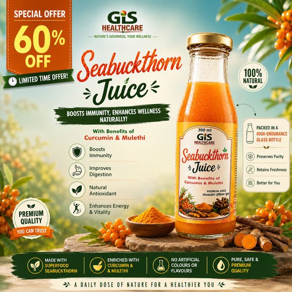 Premium Sea Buckthorn 100% Natural Juice