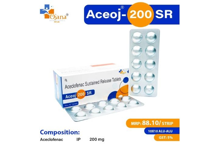 Aceclofenac (200mg) SR | Aceoj® 200