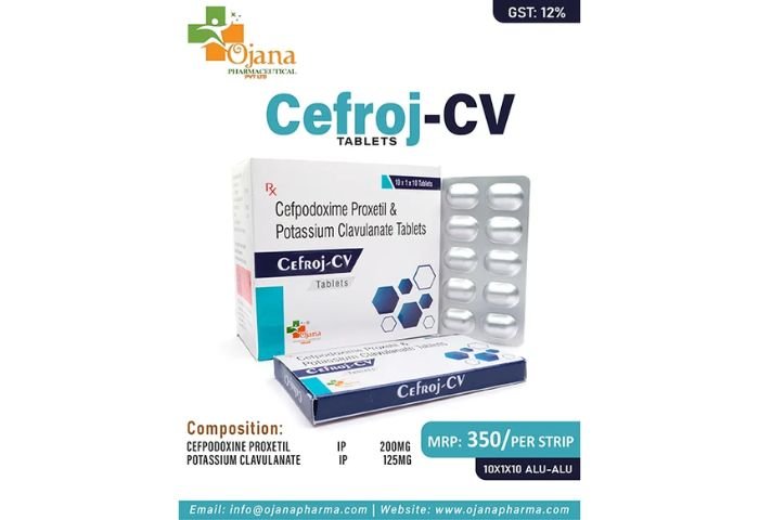 Cefpodoxime I.P. 200mg + Clavulanate Potassium I.P. 125mg | Cefproj CV 325