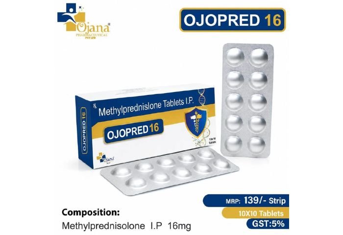 Methylprednisolone I.P. 16 mg | Ojopred 16