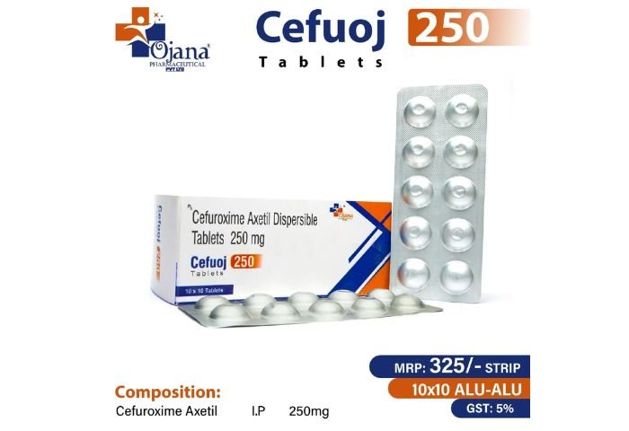 Cefuroxime Axetil Dispersible Tablets 250 mg | Cefuoj 250